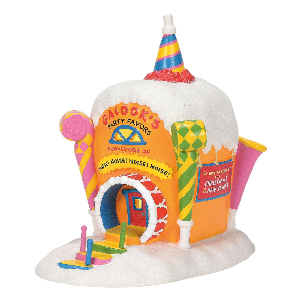 D-56 Collectible: Grinch Who-Ville Galook's Party Favors