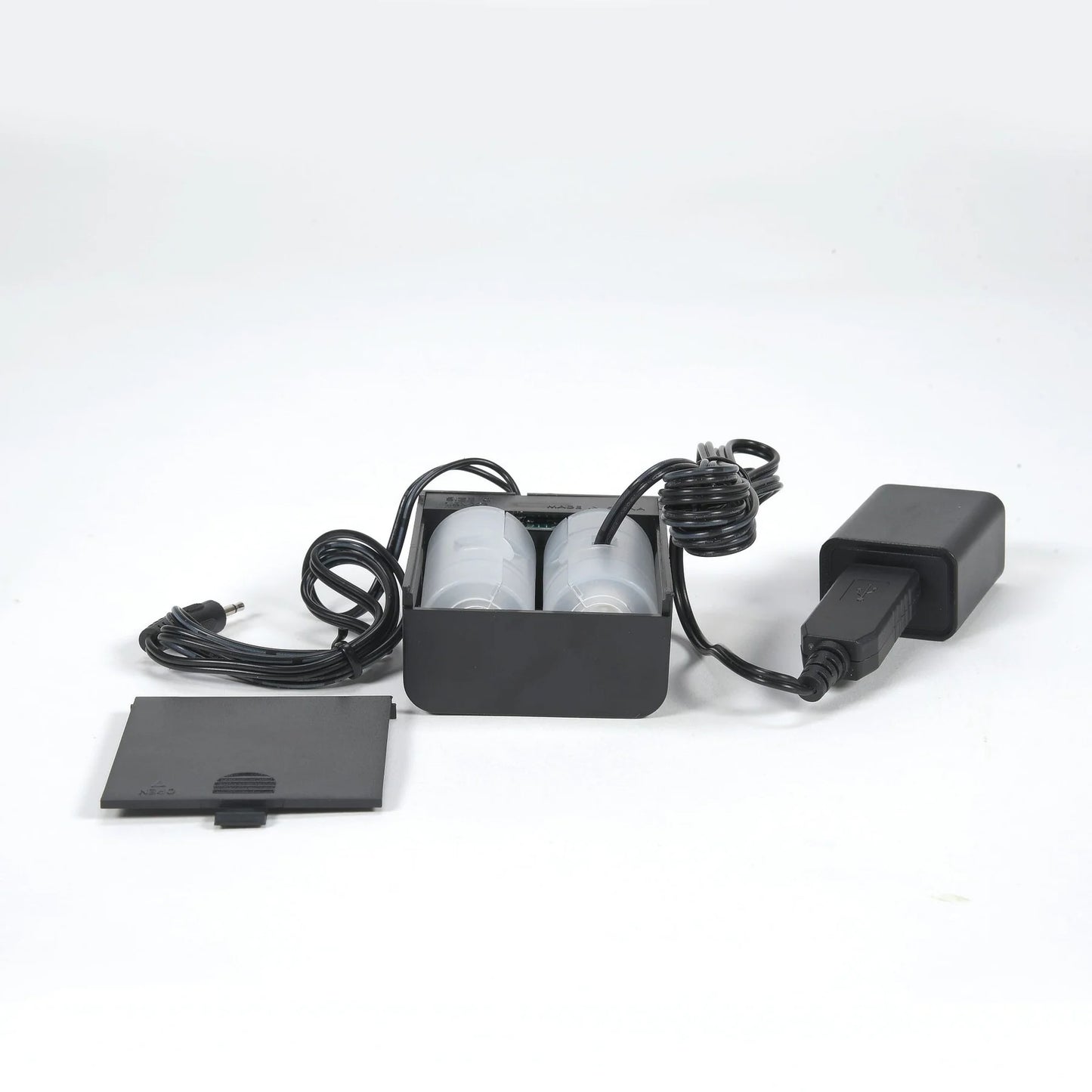 D-56 Village Electrical: C Battery USB Adapter, Black