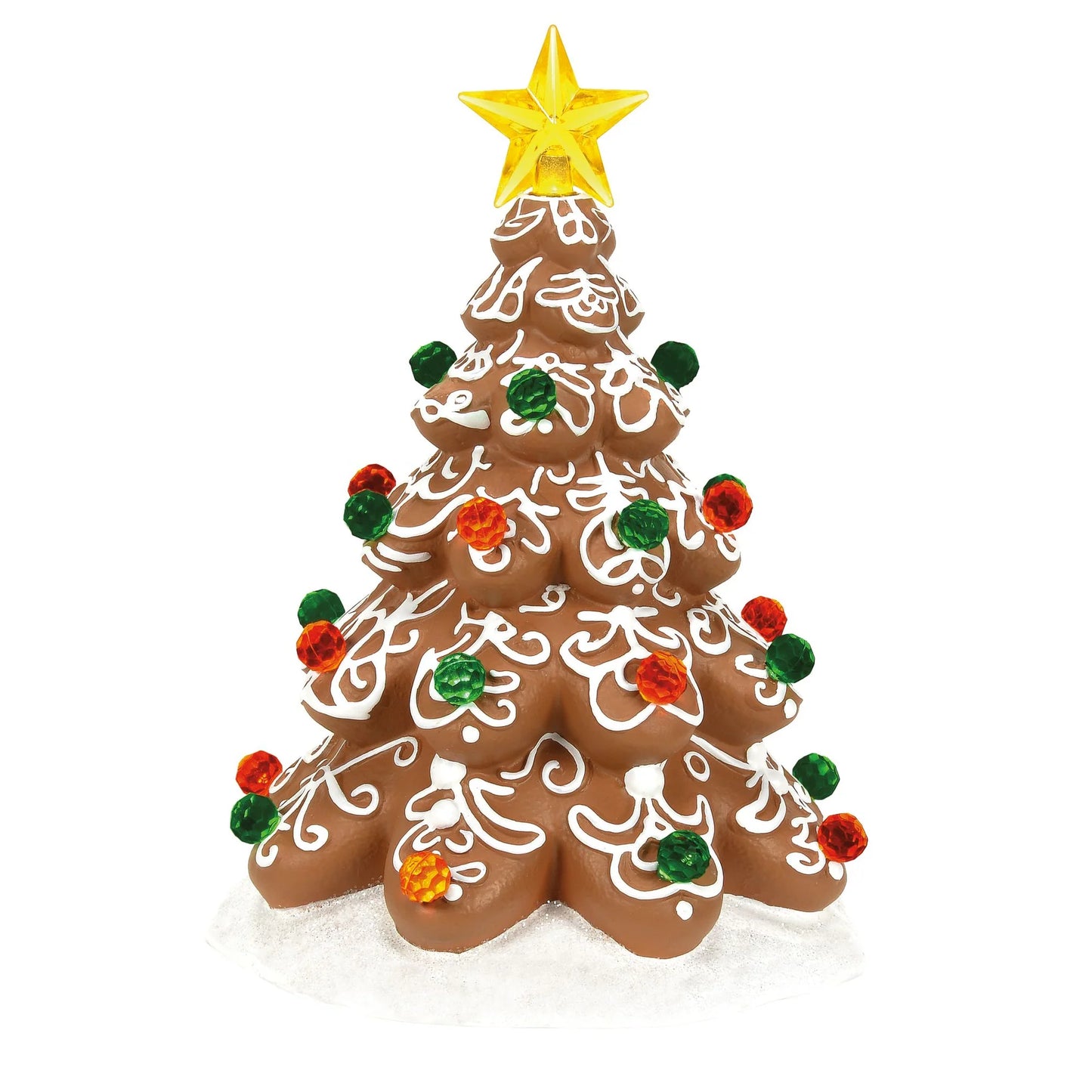 D-56 Village Accessory: Gingerbread Iced In Time For Santa Tree