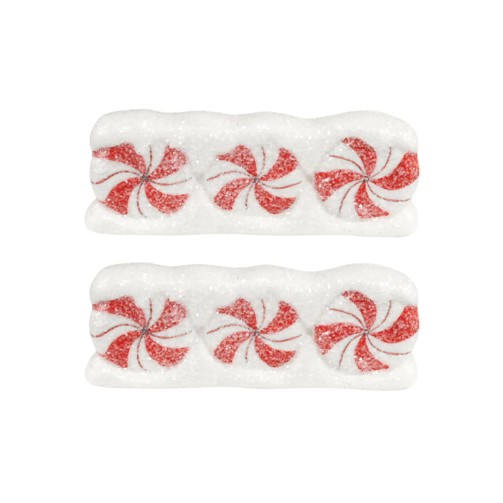 D-56 Village Accessory: Candy Cane Peppermint Walls