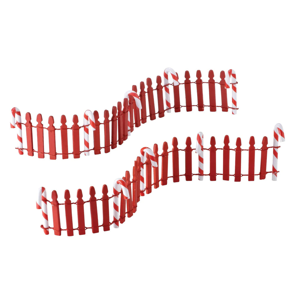 D-56 Christmas Accessory: Peppermint Fence