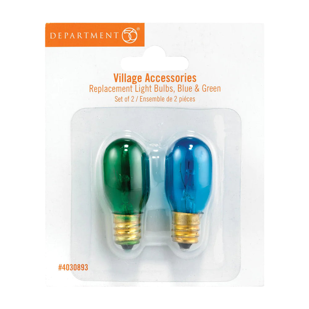 D-56 Accessory: Replacement Bulbs Blue Green