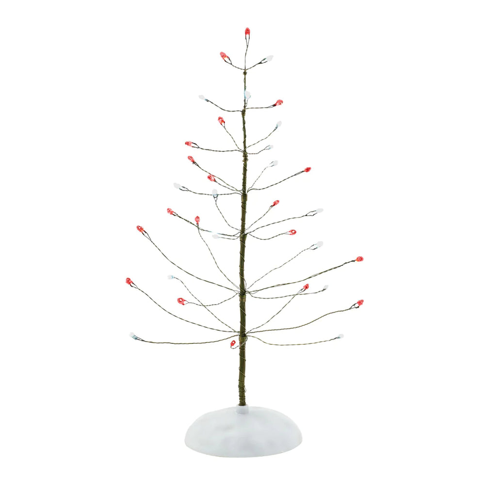 D-56 Accessory: Red & White Twinkle Brite Tree