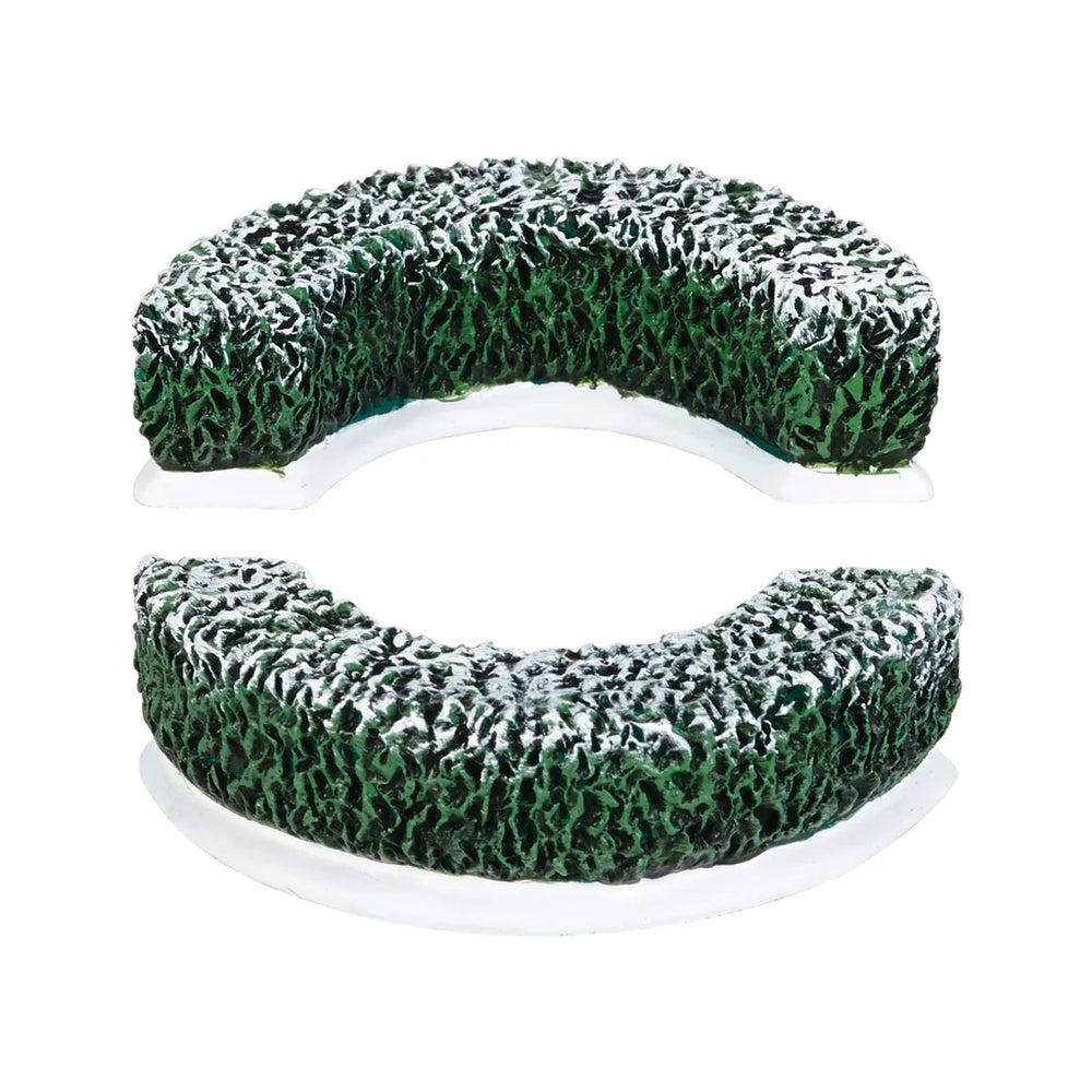 D-56 Village Accessory: Tudor Gardens Curved Hedge