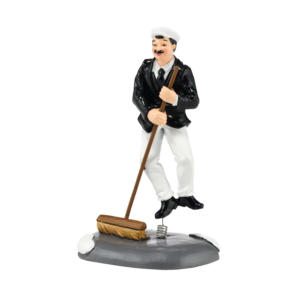 D-56 Christmas Accessory: Merry Street Sweeper