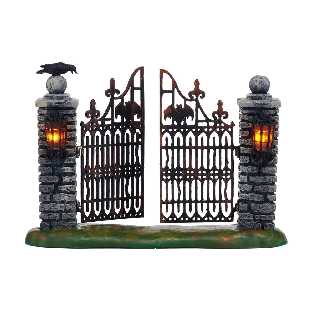 D-56 Collectible: Spooky Wrought Iron Gate