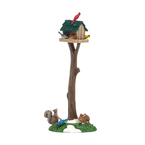 D-56 Village Accessory: Woodland Bird Feeder