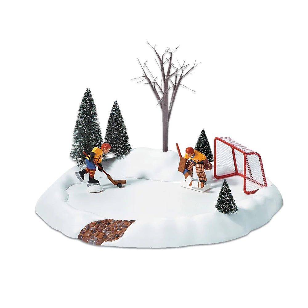 D-56 Christmas Accessory: Hockey Practice Animated