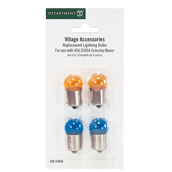 D-56 Accessory: Replacement Lighting Bulbs Yellow & Blue