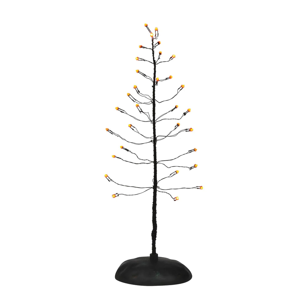 D-56 Halloween Tree: Twinkle Brite Tree Orange