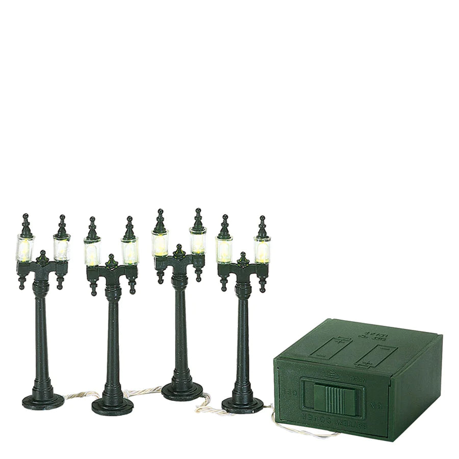 D-56 Accessory: Double Street Lamps
