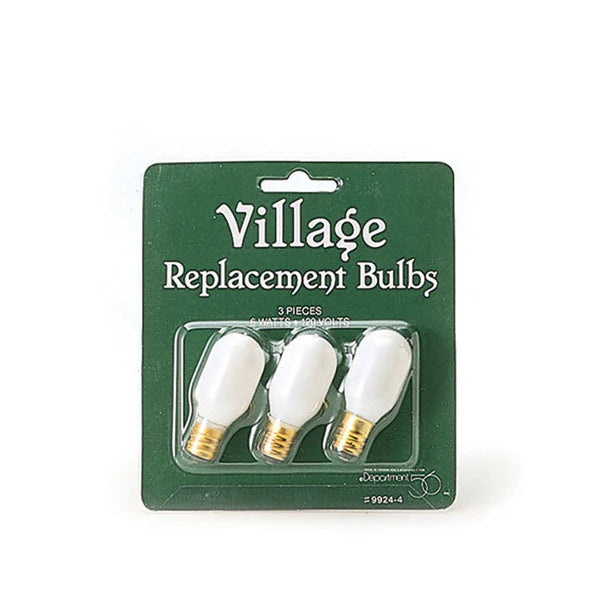 D-56 Village Electrical: Bulbs Replacement 6W 120V