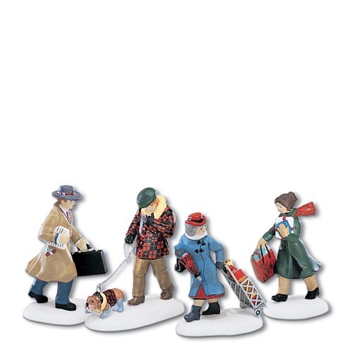 D-56 Collectible: Busy City Sidewalks