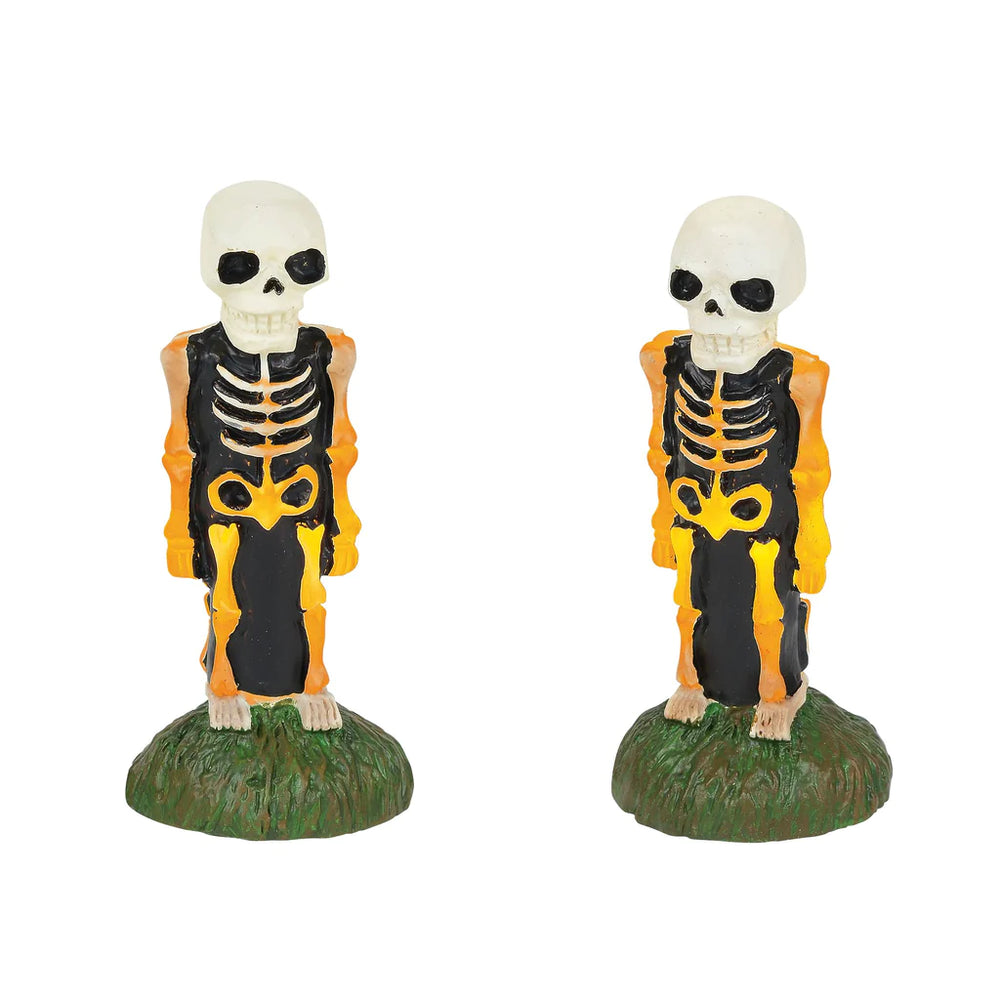 D-56 Halloween Collectible: Lit Skeleton Yard Décor