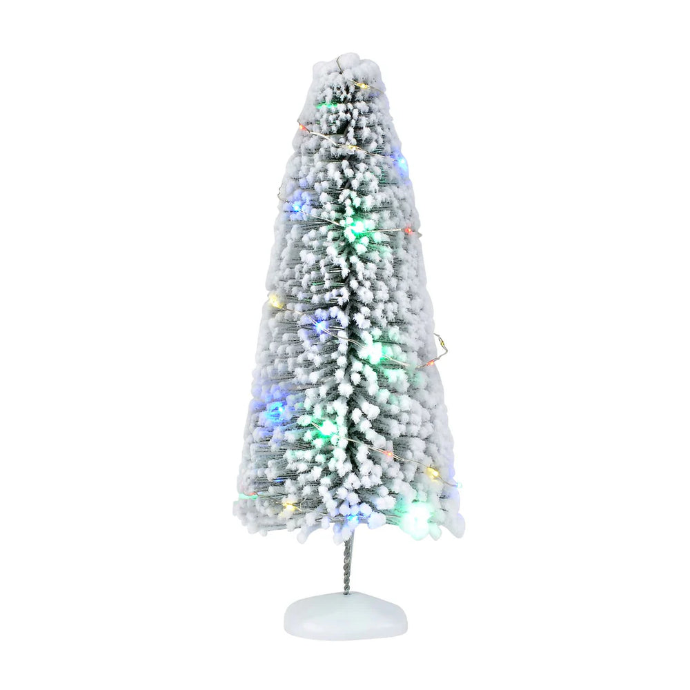 D-56 Village Tree: Lit Snow Laden Sisal, Large