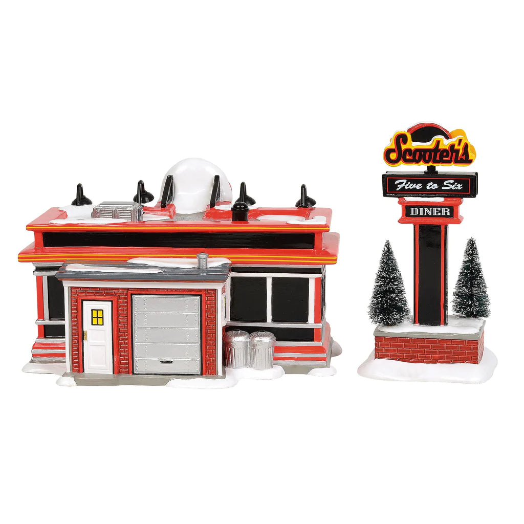 
                  
                    D-56 Christmas Collectible: Scooter's Diner
                  
                