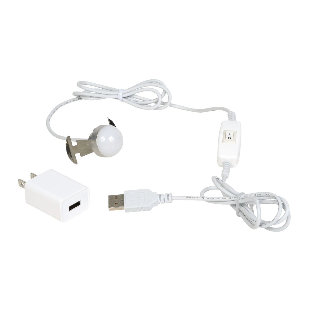 D-56 Village Electrical: Cord USB LED 1 Light Set