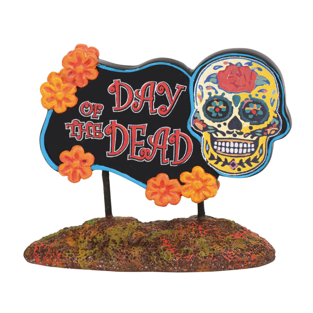 D-56 Halloween Collectible: Day of the Dead Sign