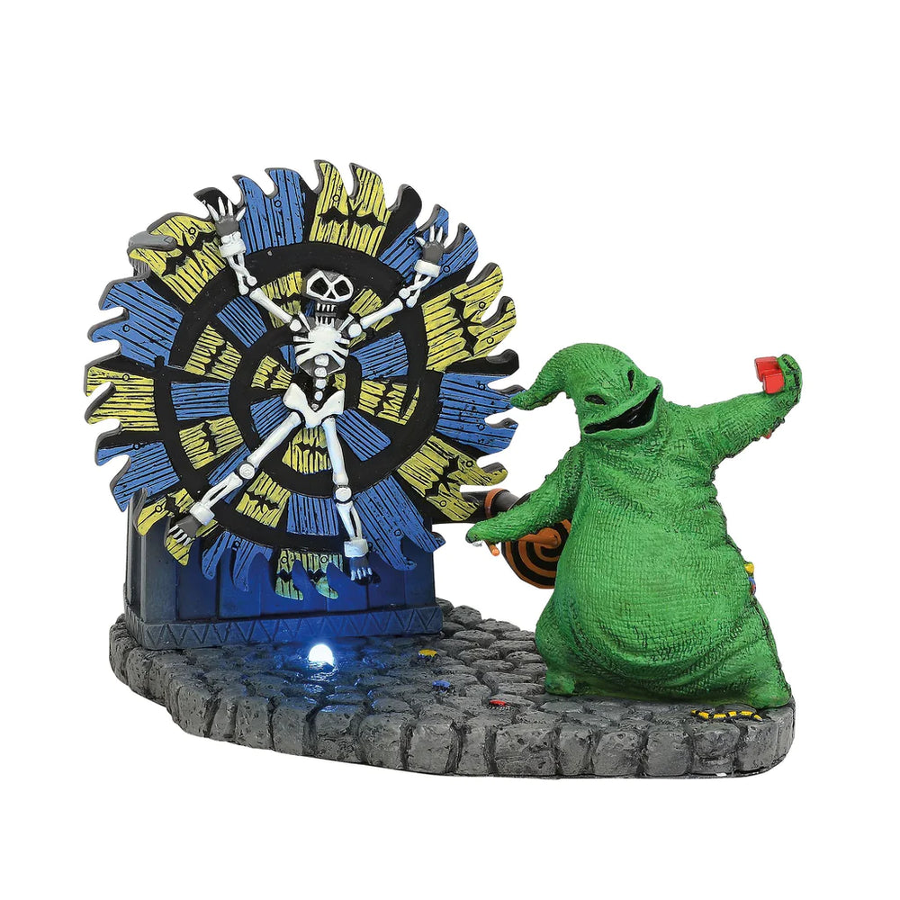 D-56 Christmas Collectible: Oogie Boogie Gives a Spin