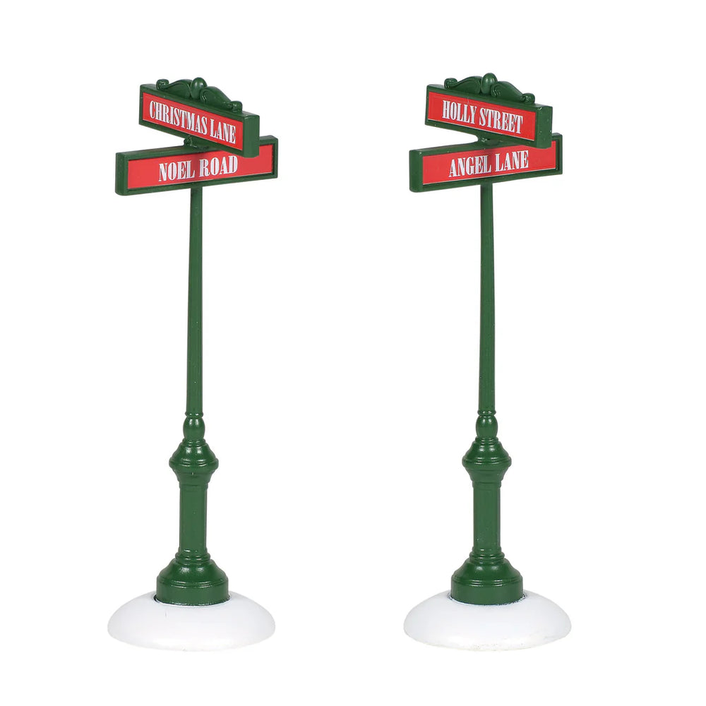 D-56 Village Accessory: Village Street Signs