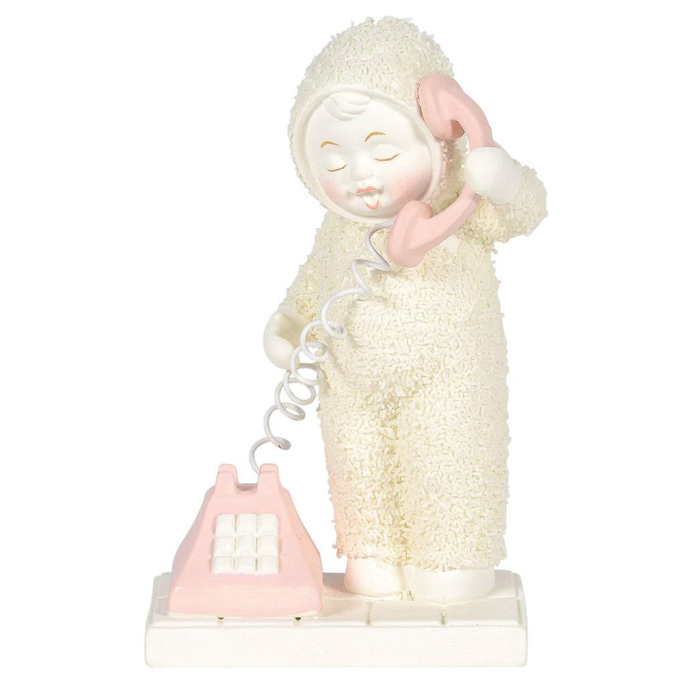 Snowbabies® Calling to Say I Love You