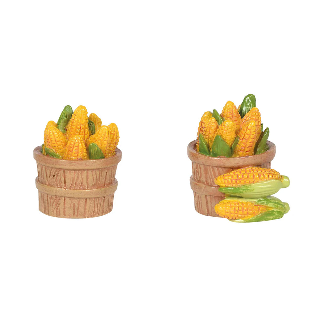 D-56 Village Accessory: Harvest Baskets of Corn