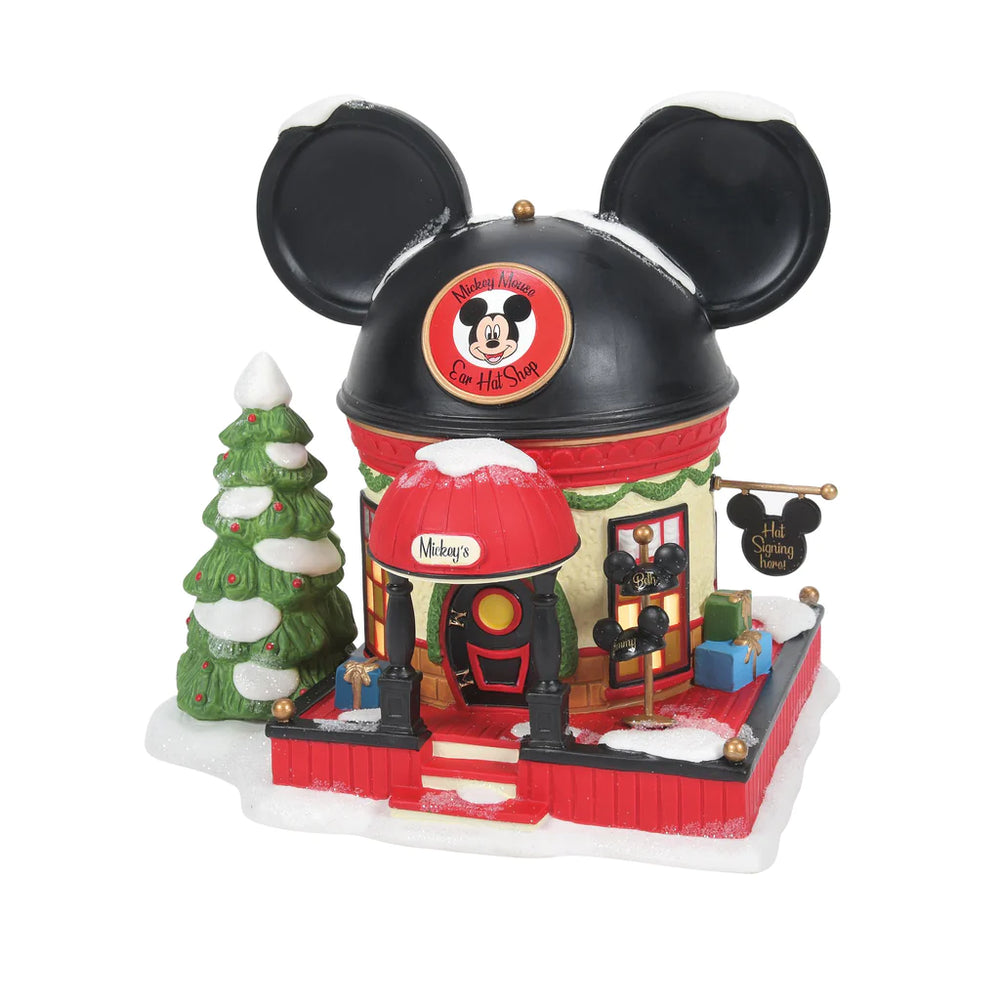 D-56 Collectible: Mickey Mouse Ear Hat Shop