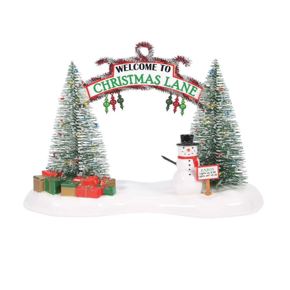 D-56 Collectible: SV A Festive Christmas Gate