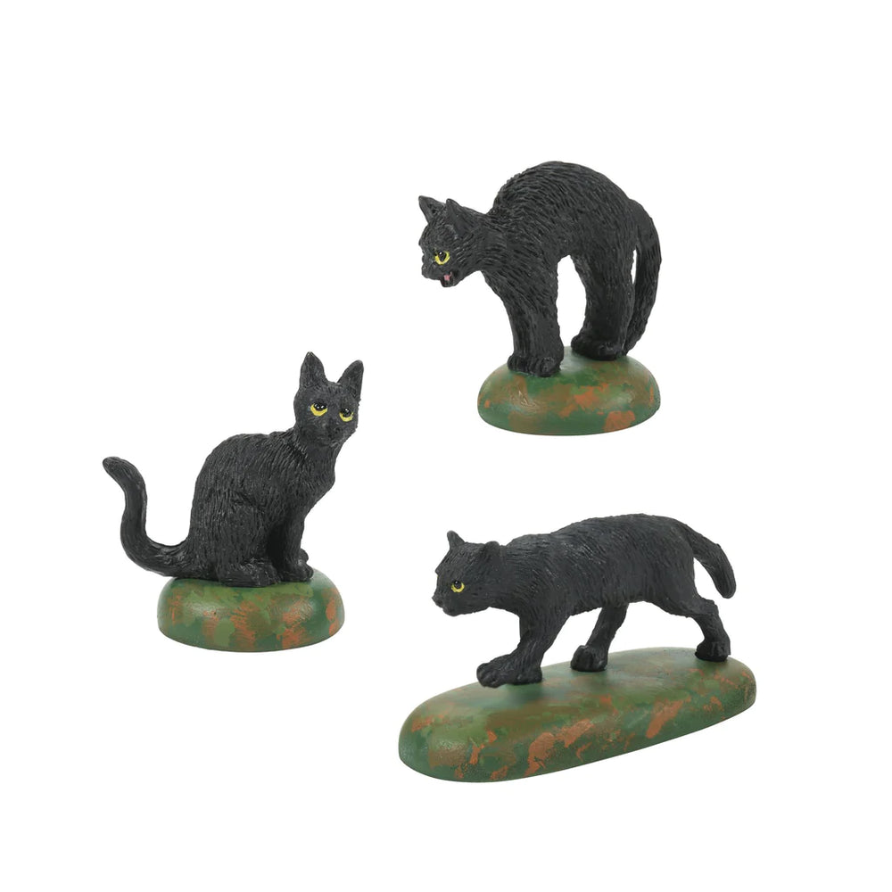 D-56 Collectible: A Clowder Of Black Cats