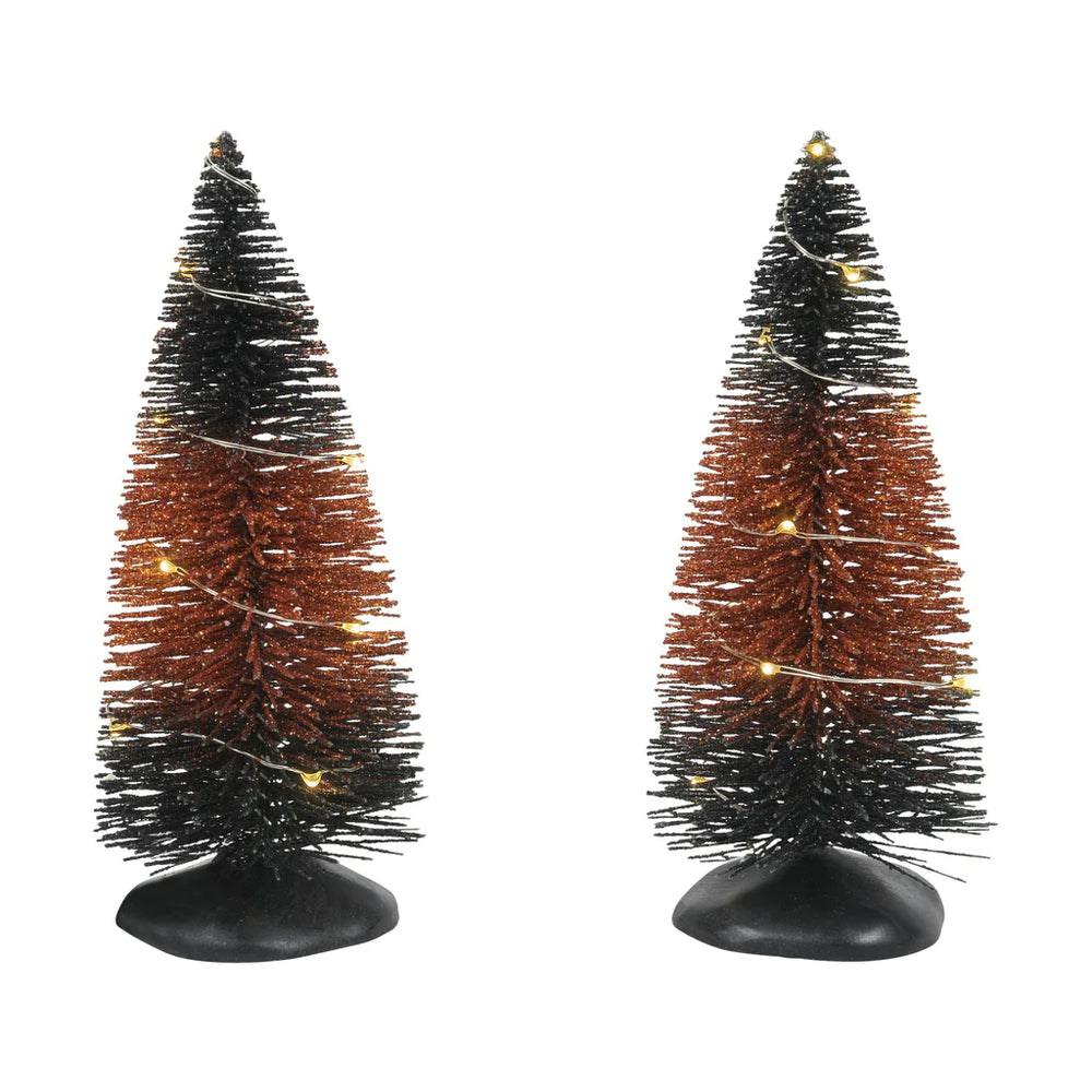 D-56 Collectible: Traditional LIT Halloween Trees