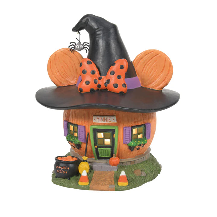 D-56 Halloween Collectible: Disney Minnie's Pumpkintown House