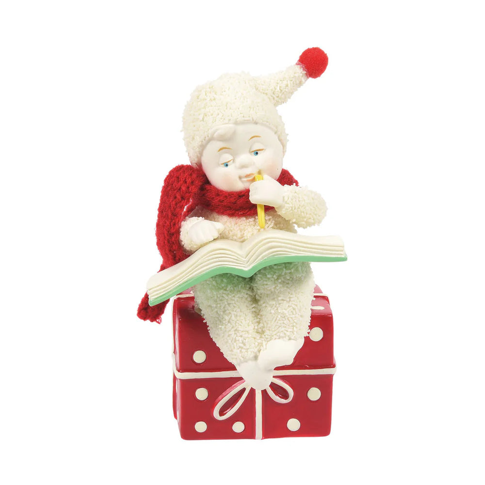 Snowbabies® Checking Santa's List