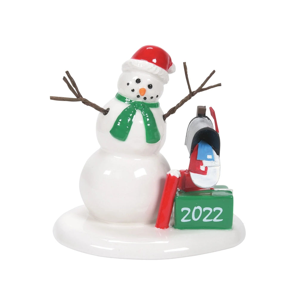 D-56 Village Accessory: Lucky the Snowman 2022