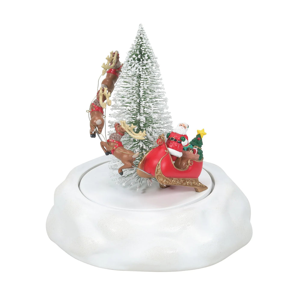 D-56 Village Accessory: Animated Christmas Eve Sleigh