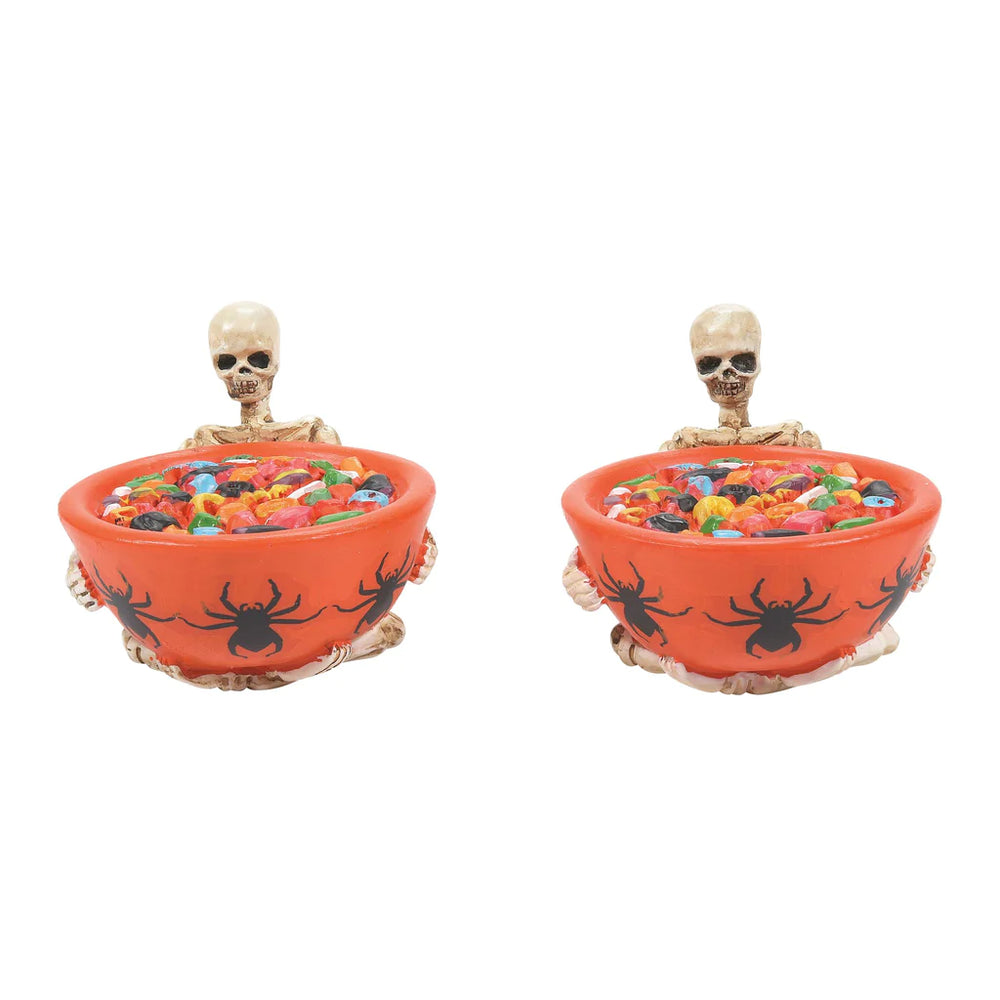 D-56 Collectible: Trick or Dare Treat Bowls