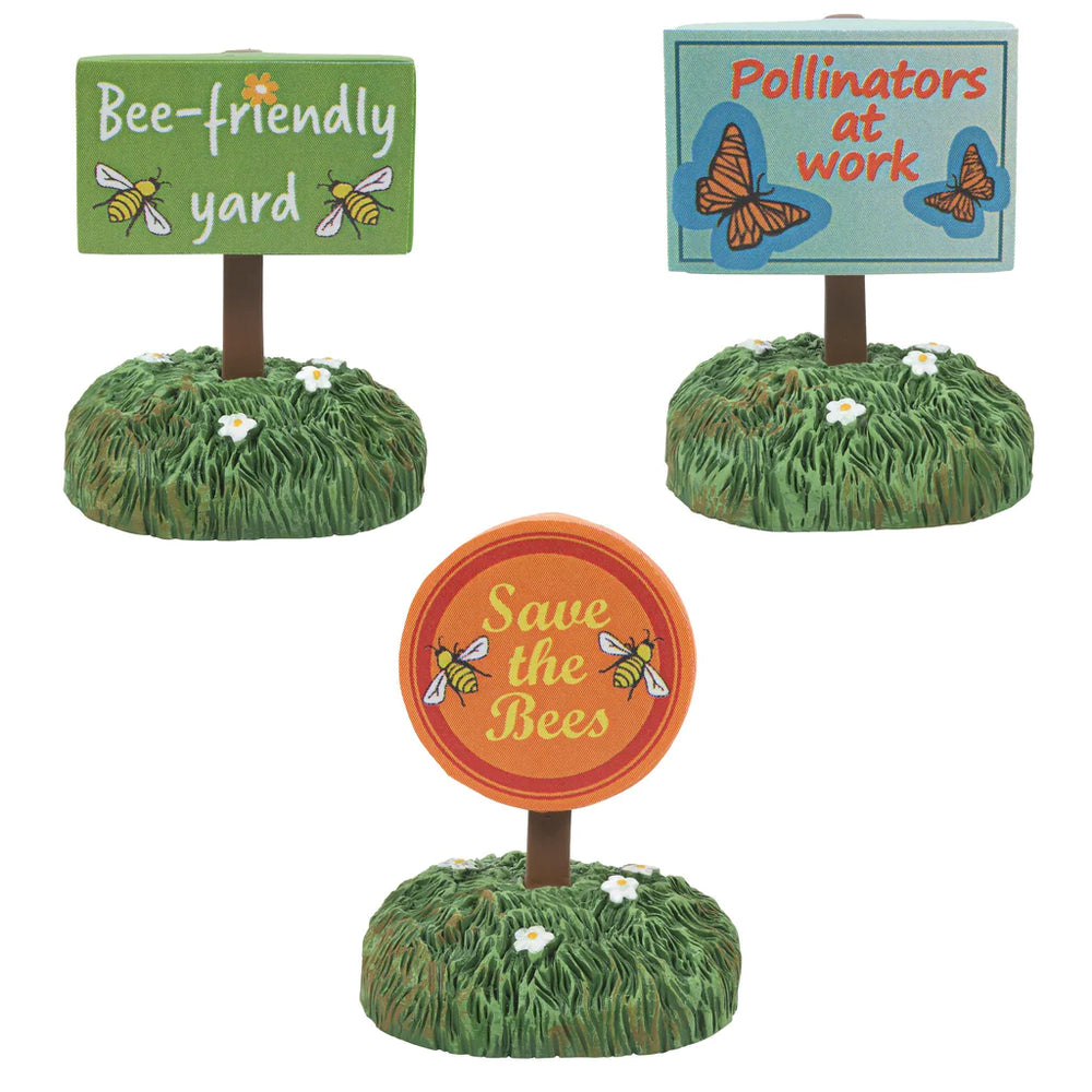 D-56 Collectible: Bee Friendly Signs