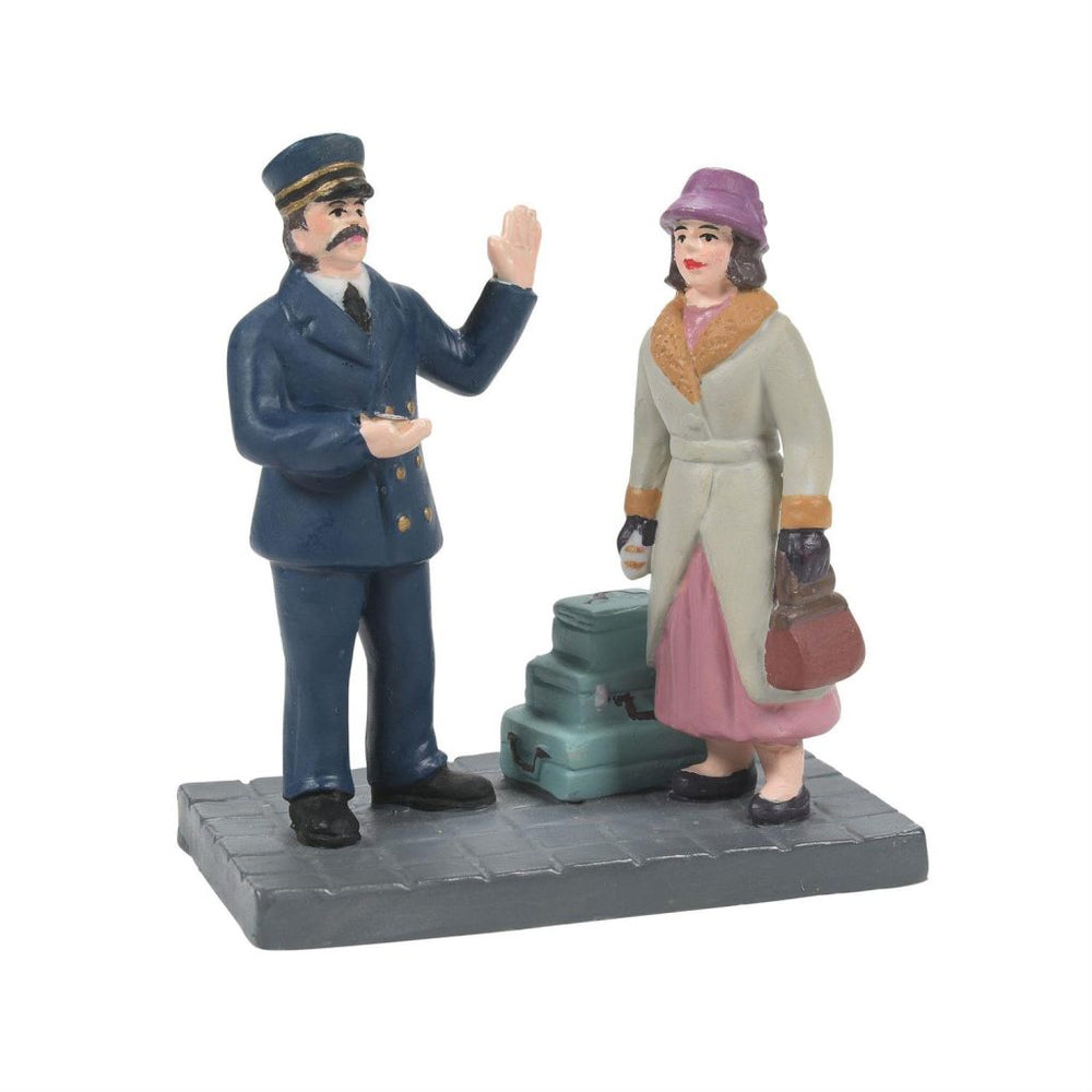 D-56 Collectible: Calling For A Porter