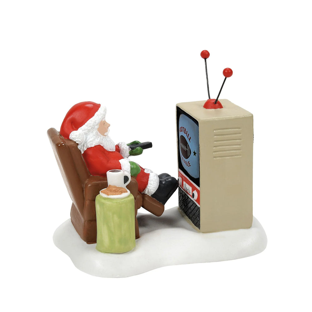 D-56 Collectible: NP Santa At The Man Cave