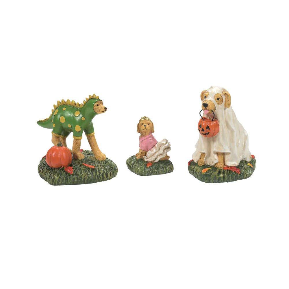 D-56 Collectible: Family Halloween Pups