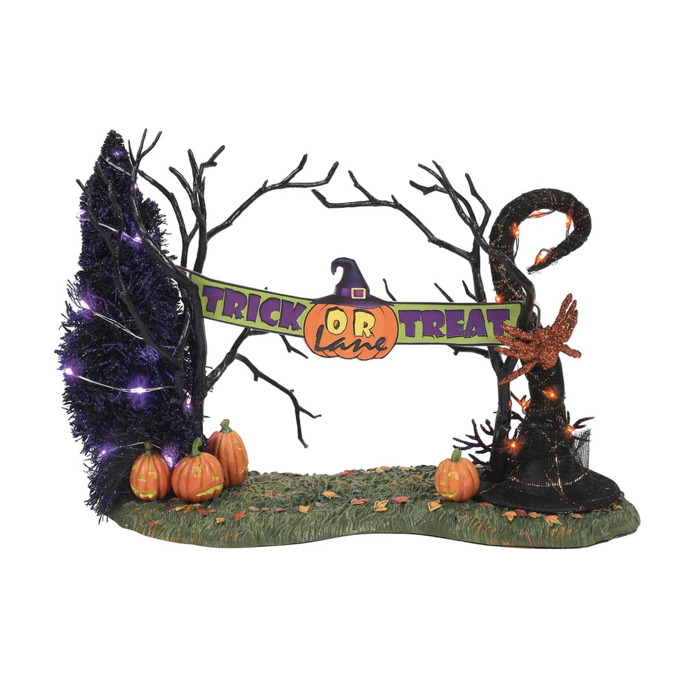 D-56 Collectible: Trick or Treat Lane Entrance