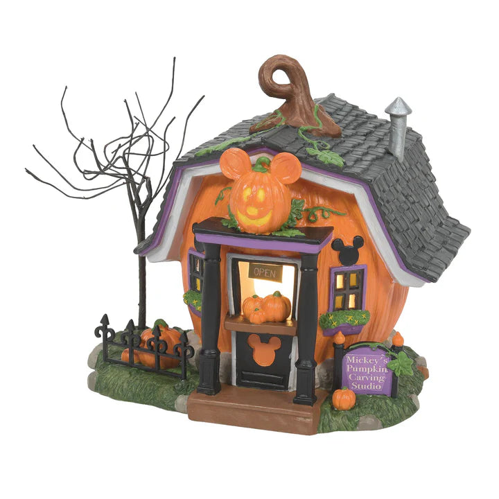 D-56 Halloween Collectible: Disney Pumpkintown Carving Studio