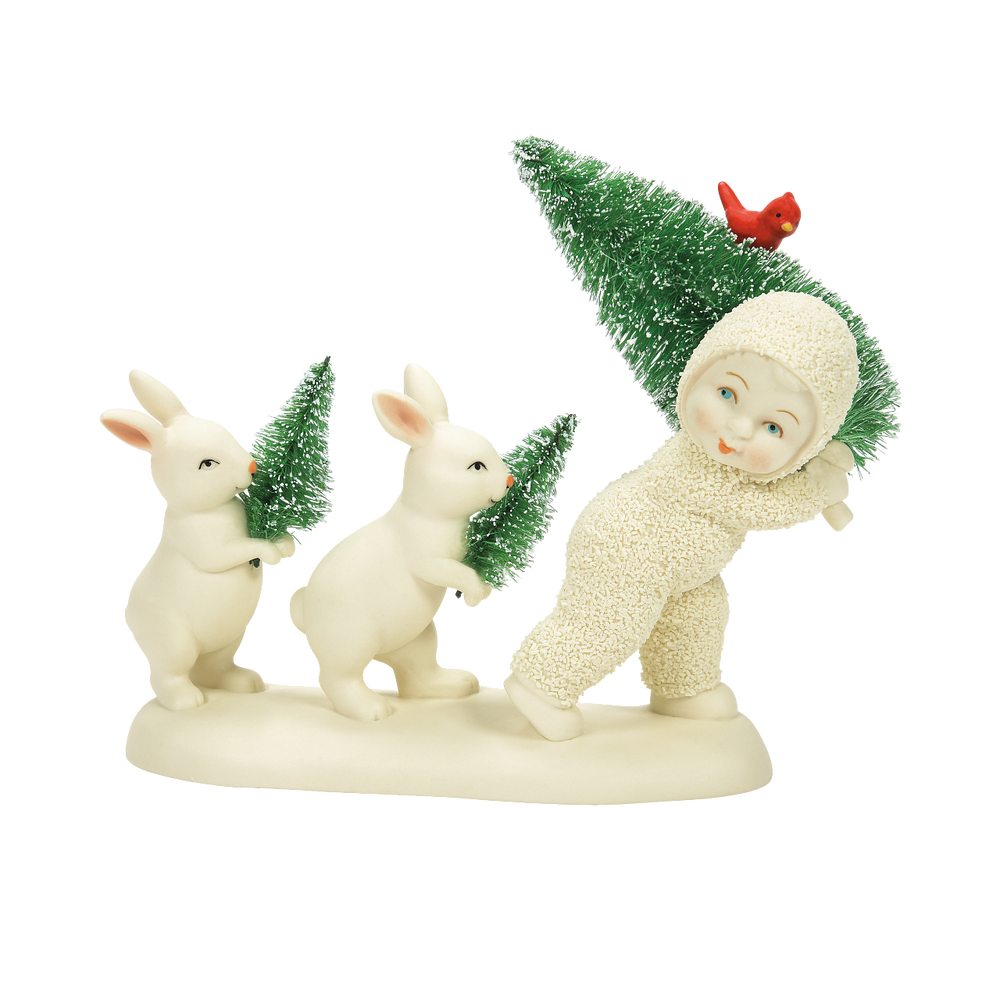 Snowbabies® Christmas Tree Bunnies