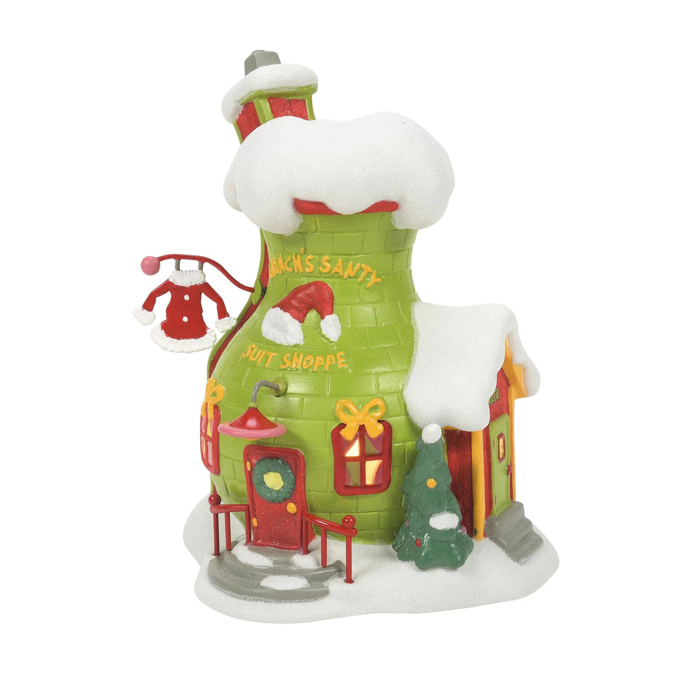 D-56 Collectible: Grinch Grinch's Santy Suit Shoppe