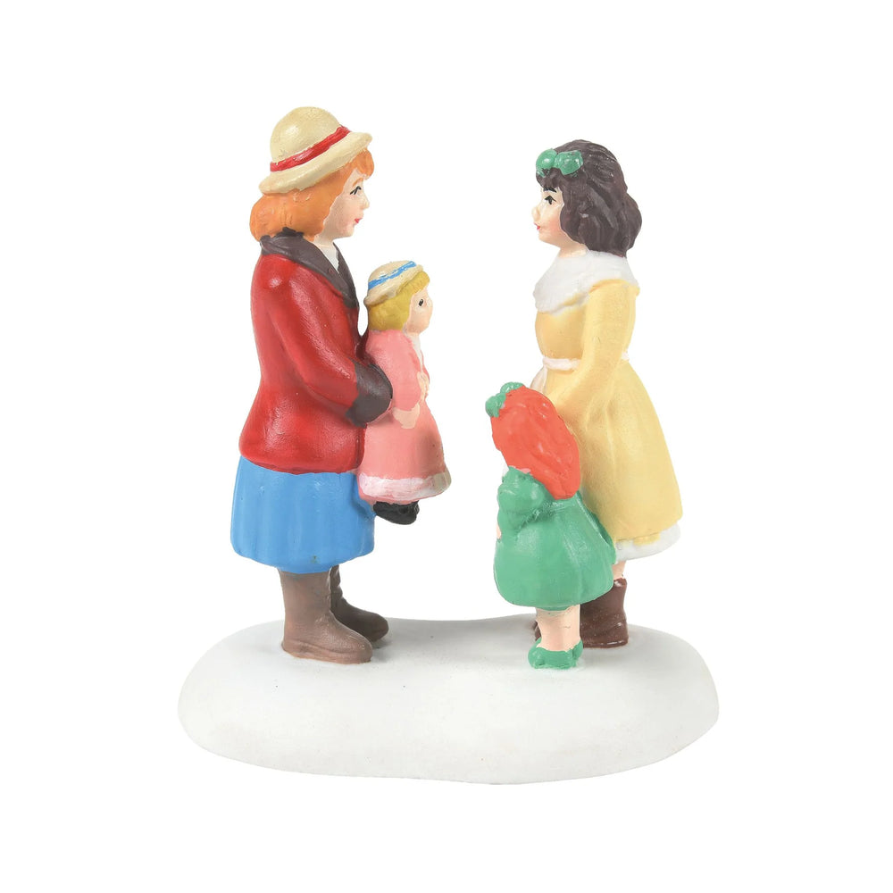 D-56 Collectible: DV Girls With Their Dolls