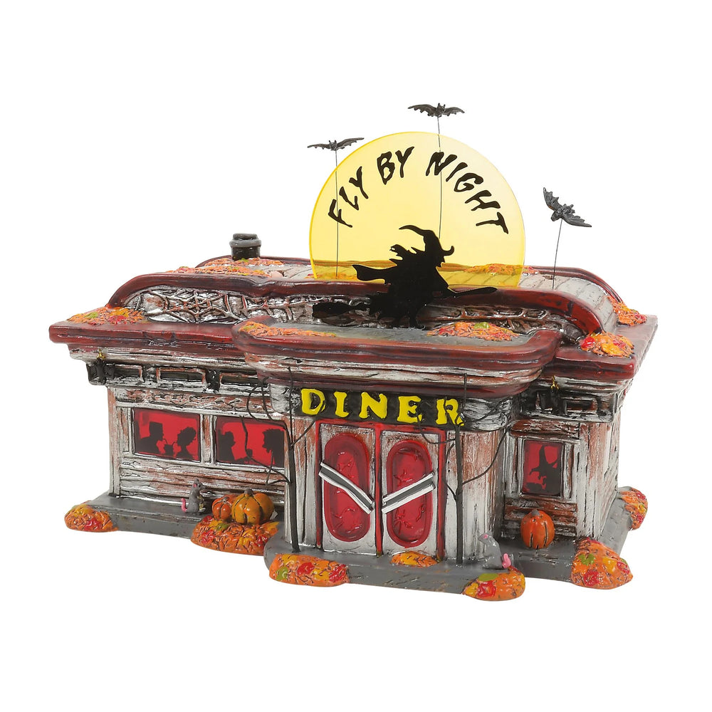 D-56 Halloween Collectible: Fly By Night Diner