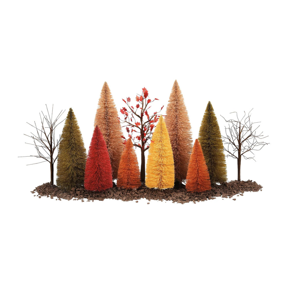 D-56 Halloween Tree: Landscape Set A Splendid Fall