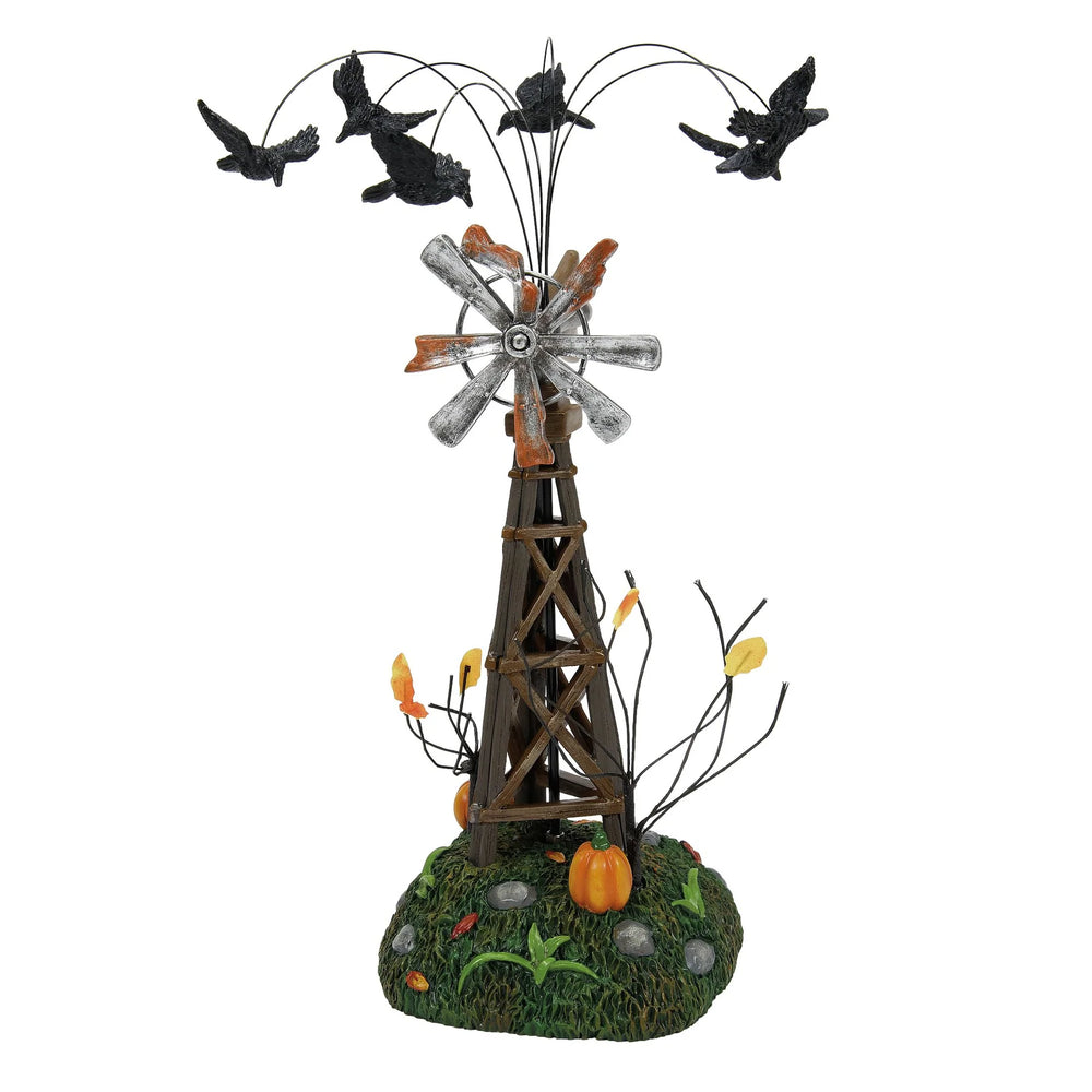 D-56 Halloween Collectible: Animated A Chill In The Air Weathervane