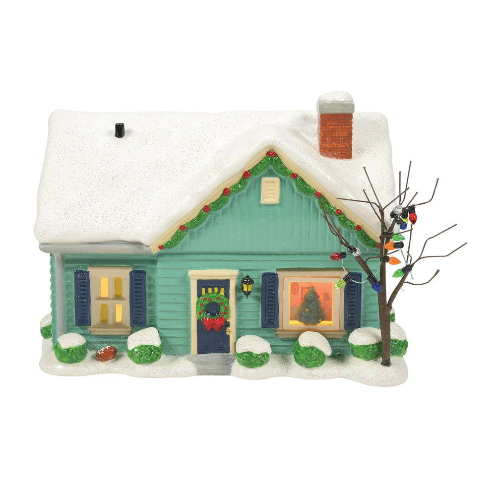 D-56 Collectible: Peanuts The Blue House On James Street