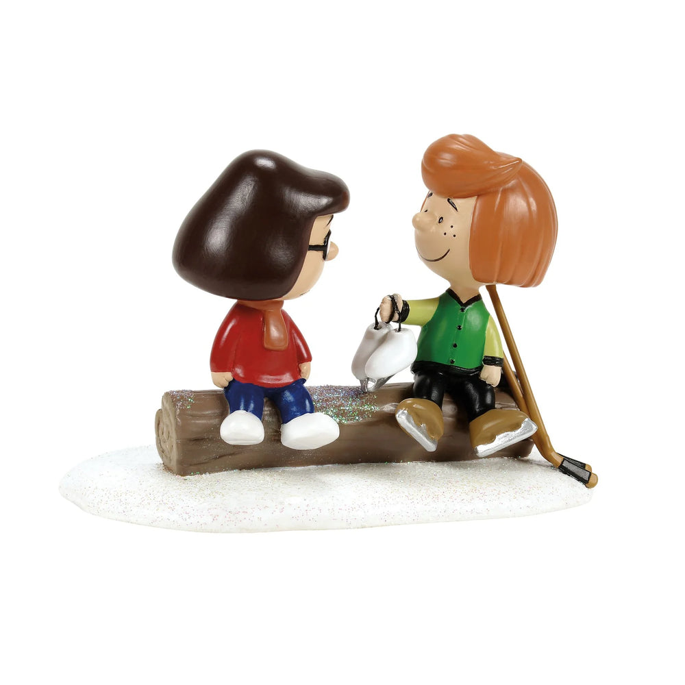 D-56 Collectible: Peanuts Peppermint Patty & Marcie