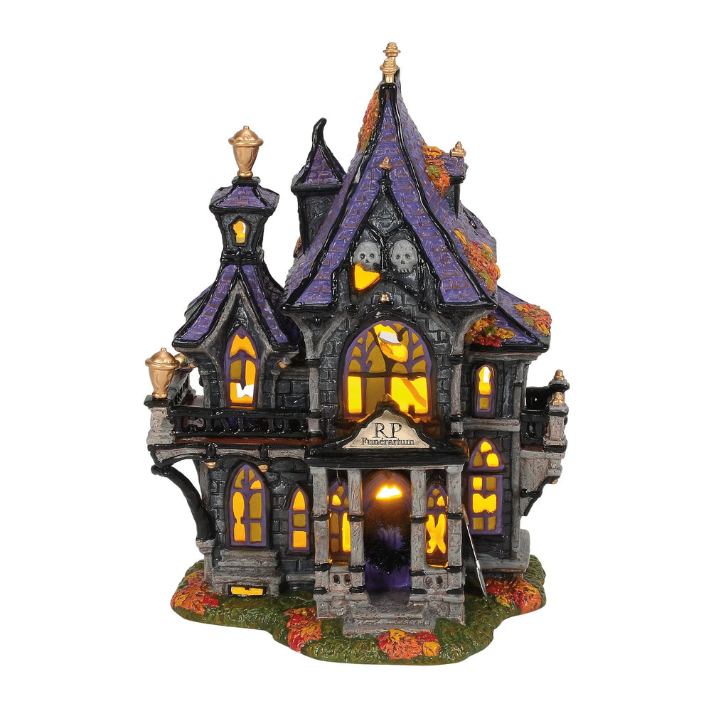 D-56 Halloween Collectible: Puckett's Funerarium